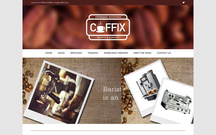 Screenshot of coffix.com
