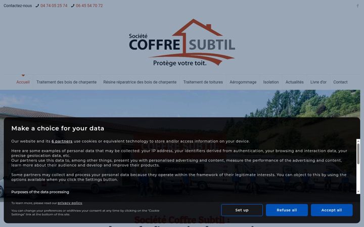 Screenshot of coffre-subtil.fr