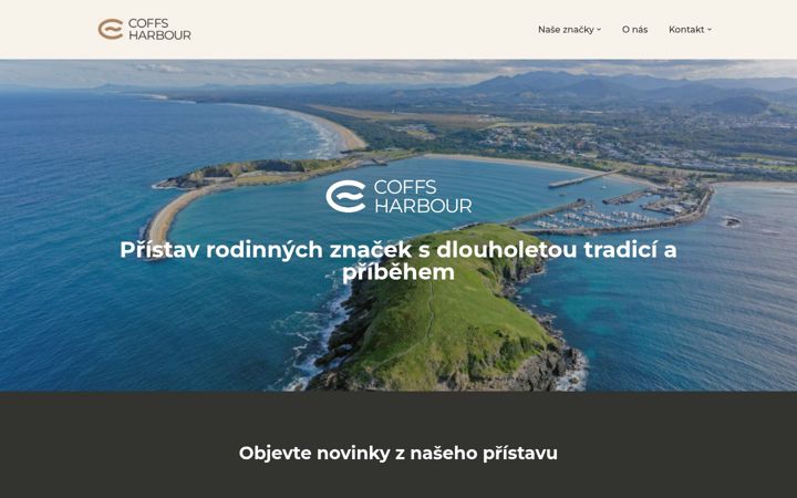 Екранна снимка на coffsharbour.cz