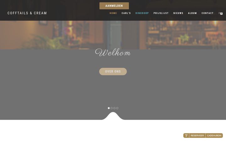 Screenshot of cofftailsandcream.be