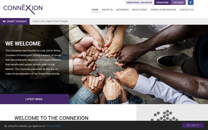 Screenshot of cofhconnexion.org.uk