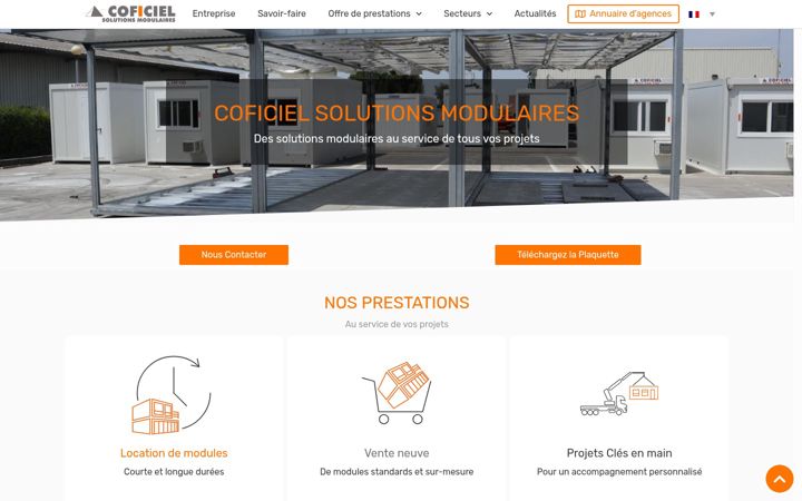 Screenshot of coficiel.fr