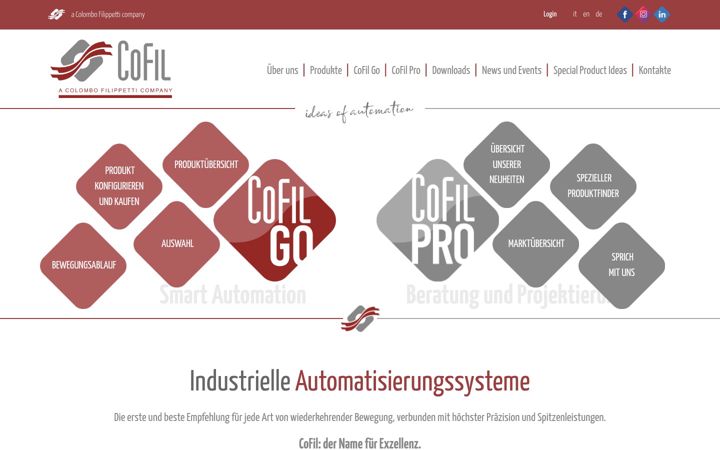 Screenshot of cofil-gmbh.de