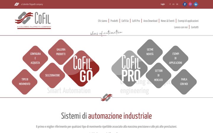 Screenshot of cofil.it
