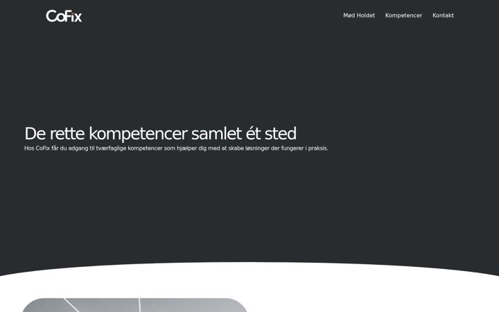 Screenshot of cofix.dk