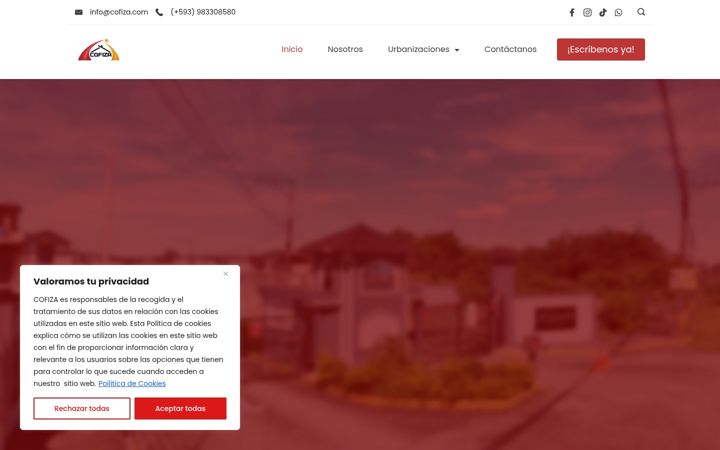 Screenshot of cofiza.com