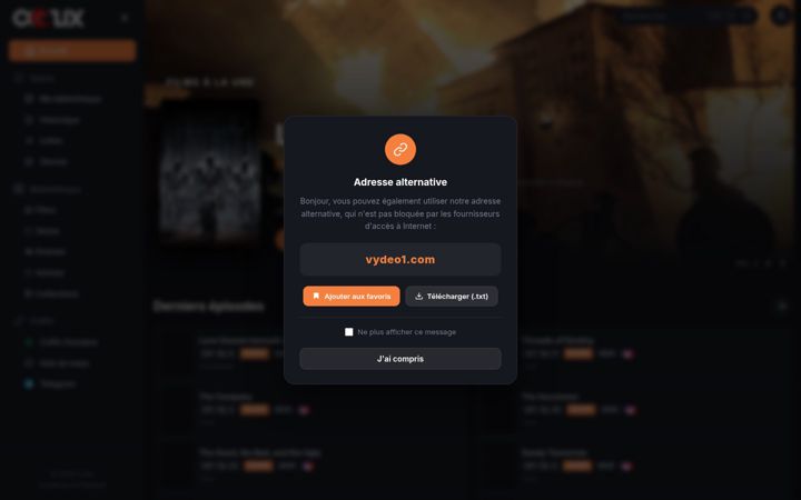 Screenshot of coflix.dance