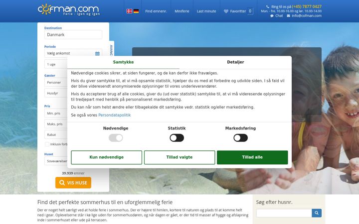 Skærmbillede af cofman.com