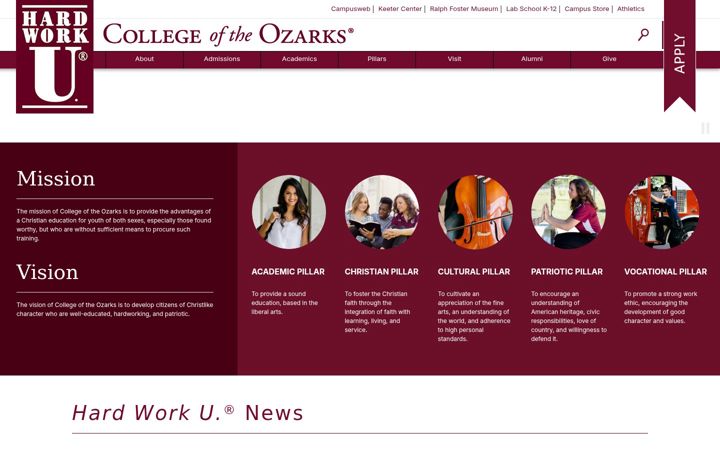 Screenshot of cofo.edu