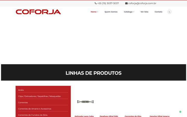 Posnetek zaslona coforja.com.br