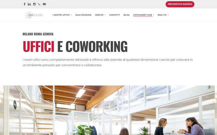 Screenshot of cofoundry.it
