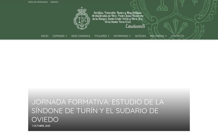 Screenshot of cofradiaestudiantes.com