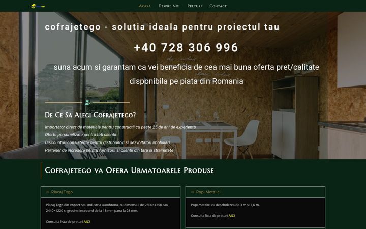 Screenshot of cofrajetego.com