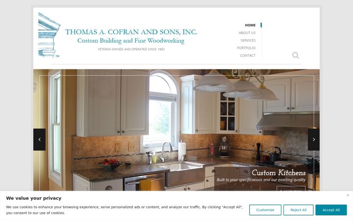 Screenshot of cofranandsons.com