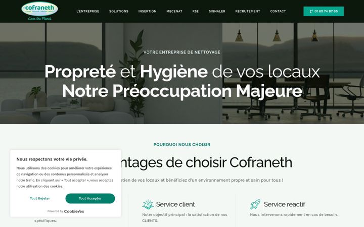 Screenshot of cofraneth.fr
