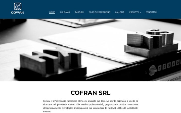 Screenshot of cofransrl.it