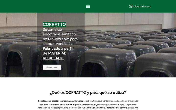 Screenshot of cofratto.com