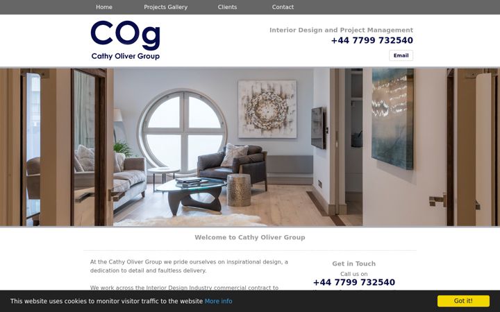 Screenshot of cog-london.co.uk