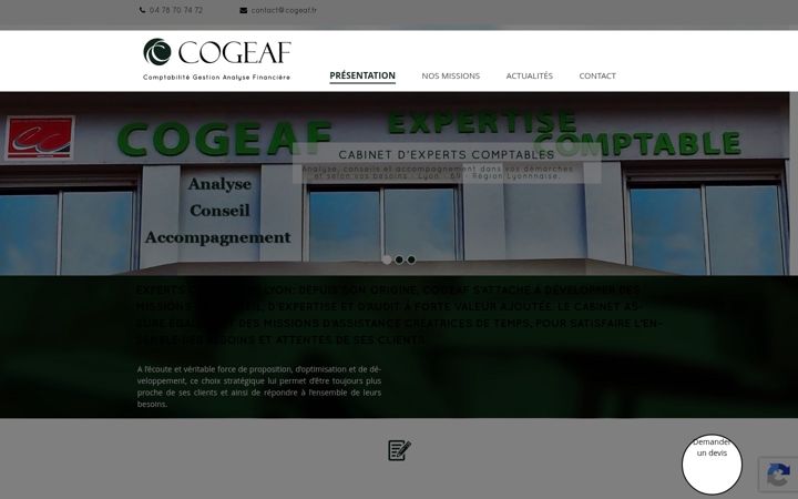 Skærmbillede af cogeaf.fr