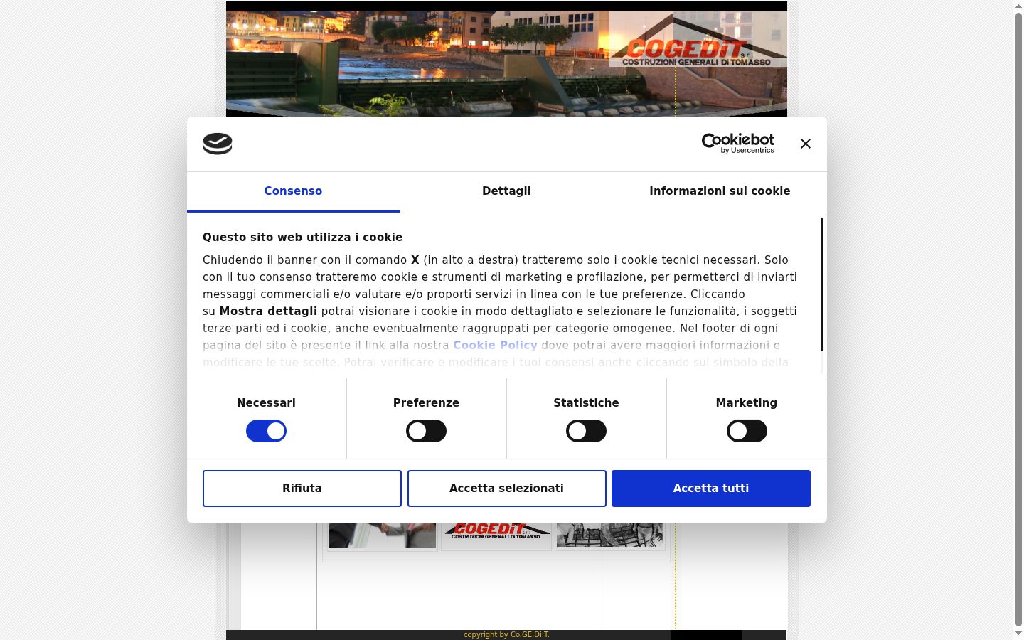 Screenshot tal-banner tal-kunsens muri qabel kwalunkwe interazzjoni