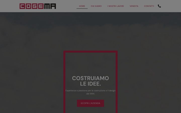 Skærmbillede af cogemacostruzioni.it