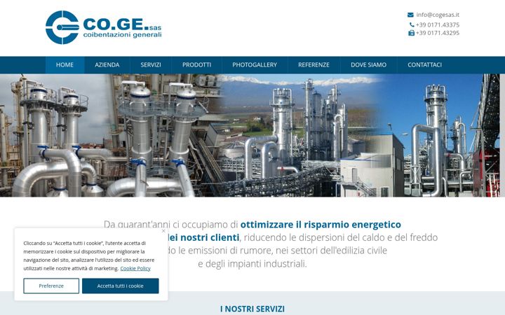 Screenshot of cogesas.it
