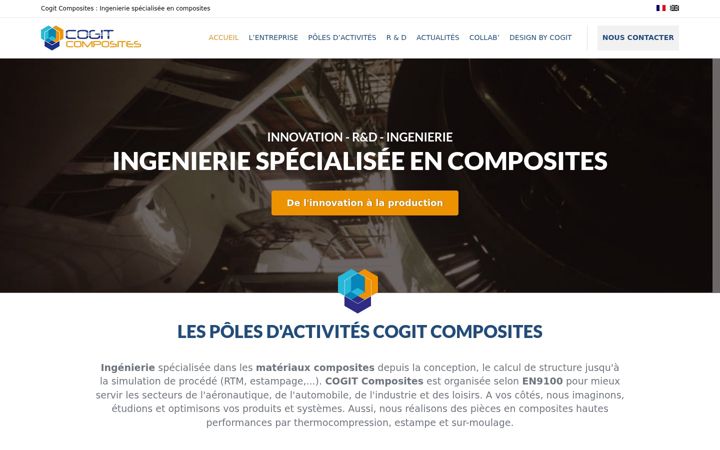 Screenshot of cogit-composites.eu
