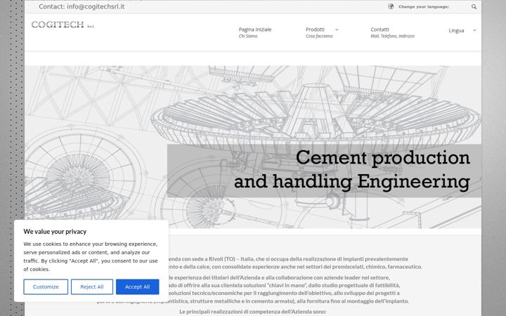 Screenshot of cogitechsrl.it