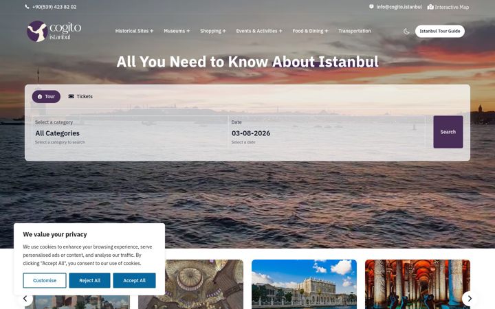 Screenshot of cogito.istanbul