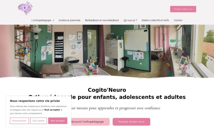 Screenshot of cogitoneuro.fr