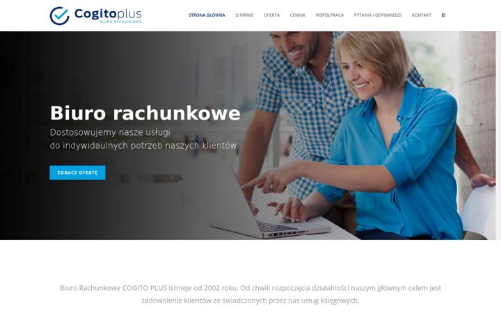 Zrzut ekranu cogitoplus.pl