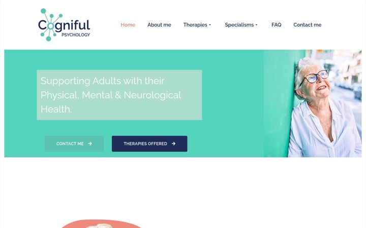 Screenshot di cognifulpsychology.co.uk