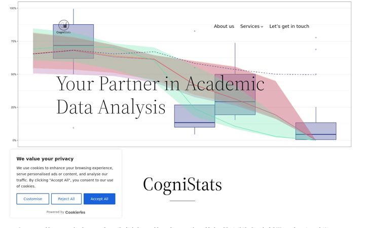 Screenshot of cognistats.eu