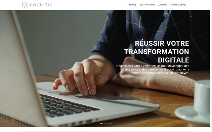 Screenshot of cognitic.be