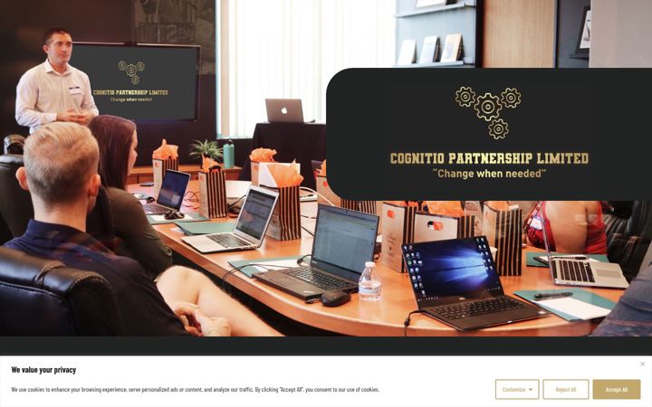 Screenshot of cognitiopartnershipltd.co.uk
