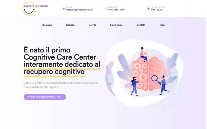 Screenshot of cognitivecarecenter.it