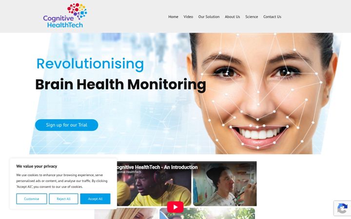 Screenshot di cognitivehealthtech.co.uk