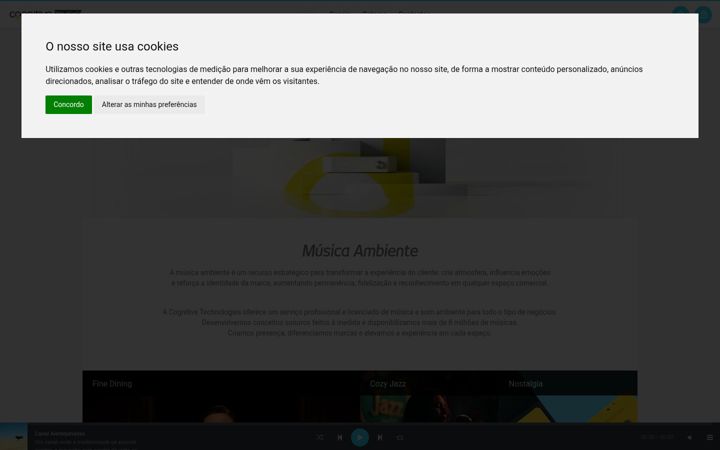 Screenshot of cognitivemusic.pt