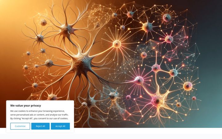 Screenshot of cognitiveneurons.com