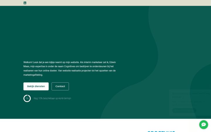 Screenshot of cognitives.nl