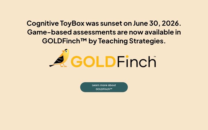 Screenshot of cognitivetoybox.com
