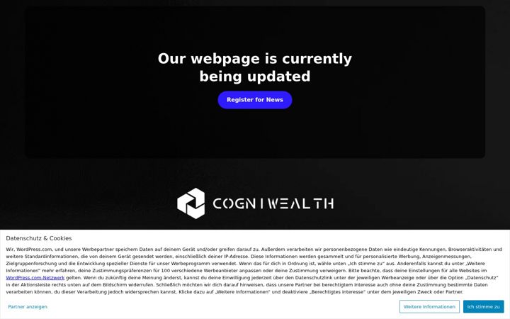 Screenshot of cogniwealth.net