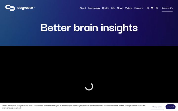 Screenshot of cogweartech.com