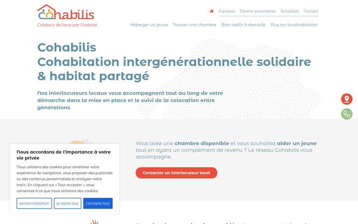 Captura de pantalla de cohabilis.org