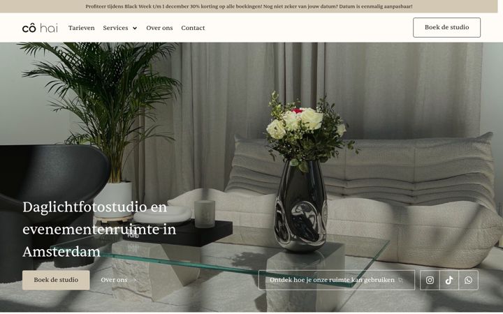 Screenshot of cohaistudio.nl