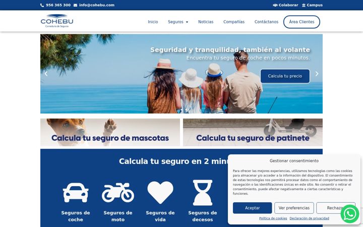 Screenshot of cohebu.com