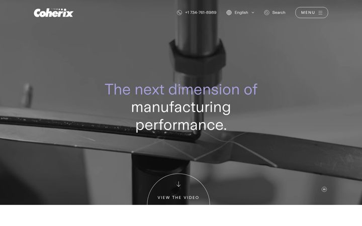 Screenshot of coherix.com