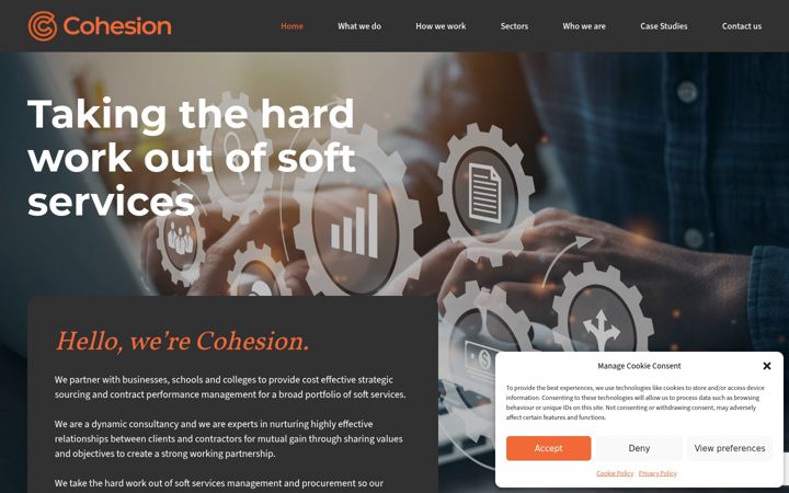 Screenshot di cohesionconsulting.co.uk