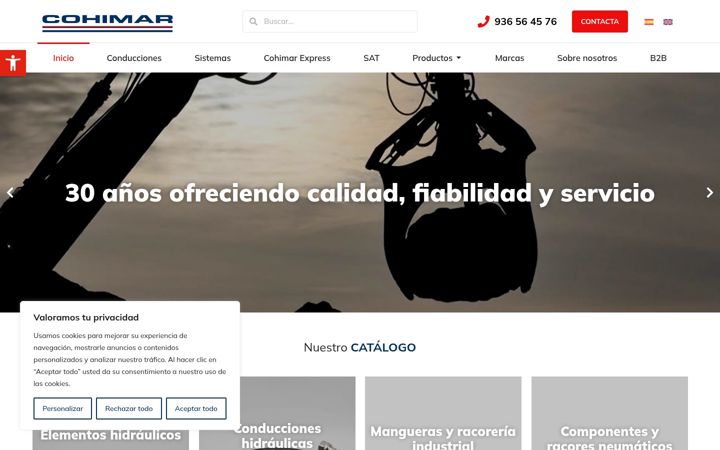 Screenshot of cohimar.com