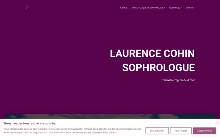 Screenshot of cohin-sophrologie.fr